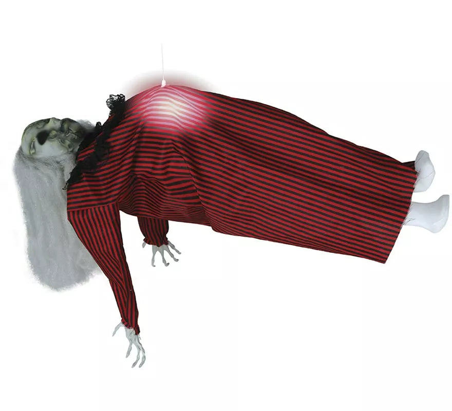 Muerta Levitando con Luz de Sonido y Movimiento de 70 cm