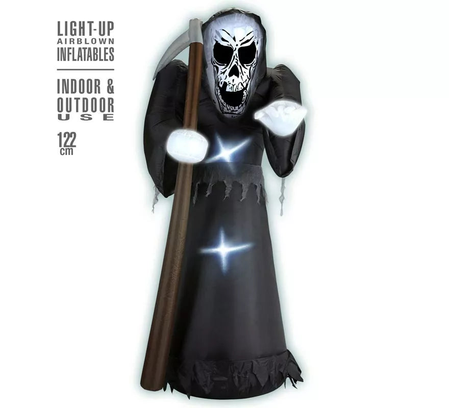 Translation missing: en.Muerte Auto Hinchable de Halloween con Iluminación de 122 cm
