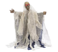 Death in a Trash Can with Light, Sound and Movement 27x14x30 cm