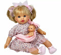 Muñeca Álex rubia con Bebé y Vestido Floral de 40 cm