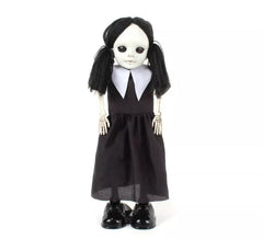 Gothic doll with decorative pigtails 52 cm