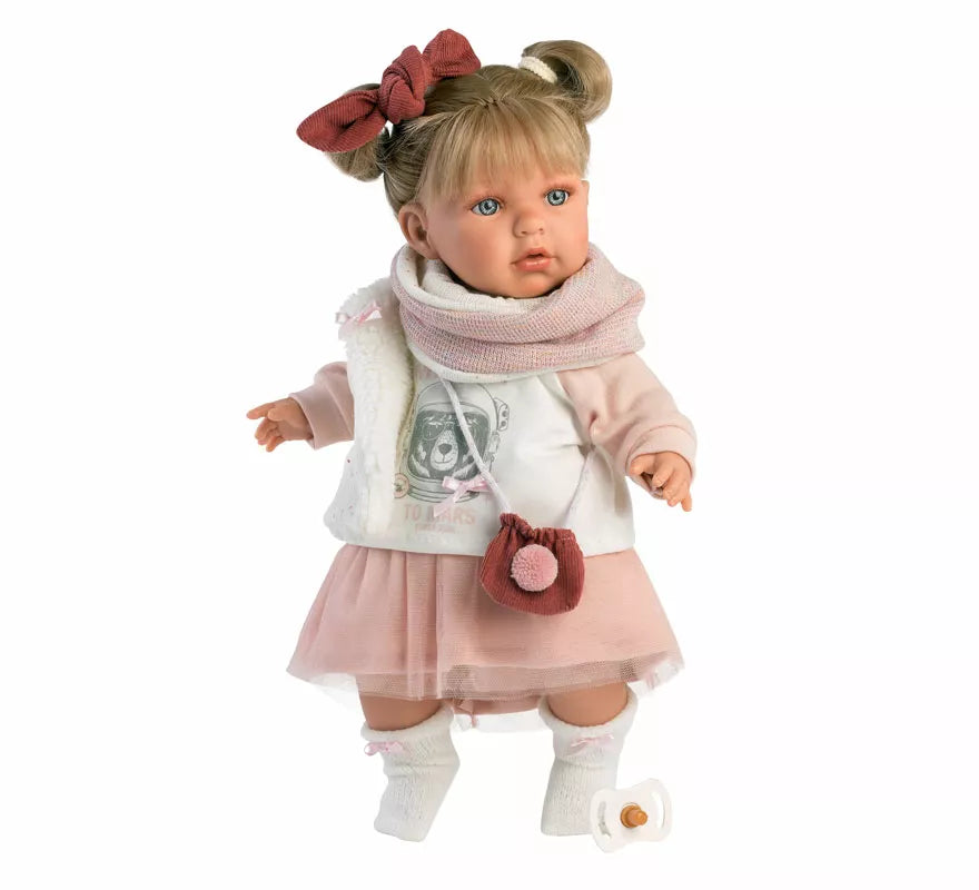 Translation missing: en.Muñeca Julia Llorona de 42 cm con Falda de Tul y Accesorios