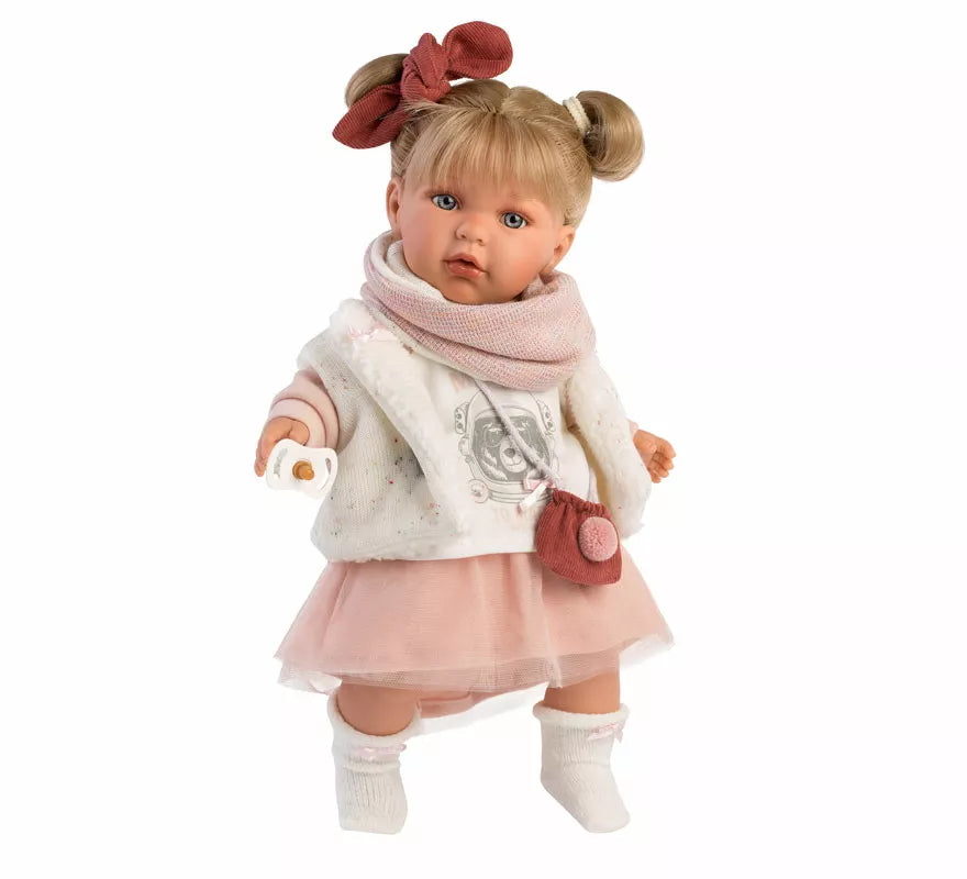 Translation missing: en.Muñeca Julia Llorona de 42 cm con Falda de Tul y Accesorios