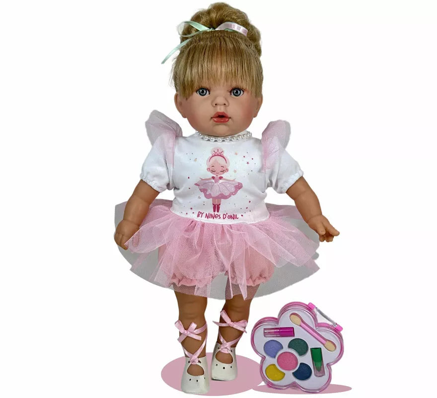 Translation missing: en.Muñeca Little Tita Bailarina rosa con Maquillaje de 40 cm