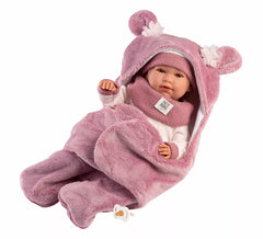 42 cm Crying Mimi Doll with Bear Bag