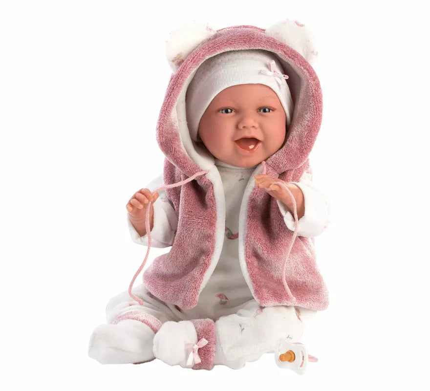 Translation missing: en.Muñeca Mimi Sonrisas de 42 cm con Chaqueta y Chupete
