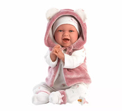 42 cm Mimi Sonrisas Doll with Jacket and Pacifier