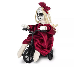 Possessed Doll on Tricycle with Sound and Movement 37x15x22 cm
