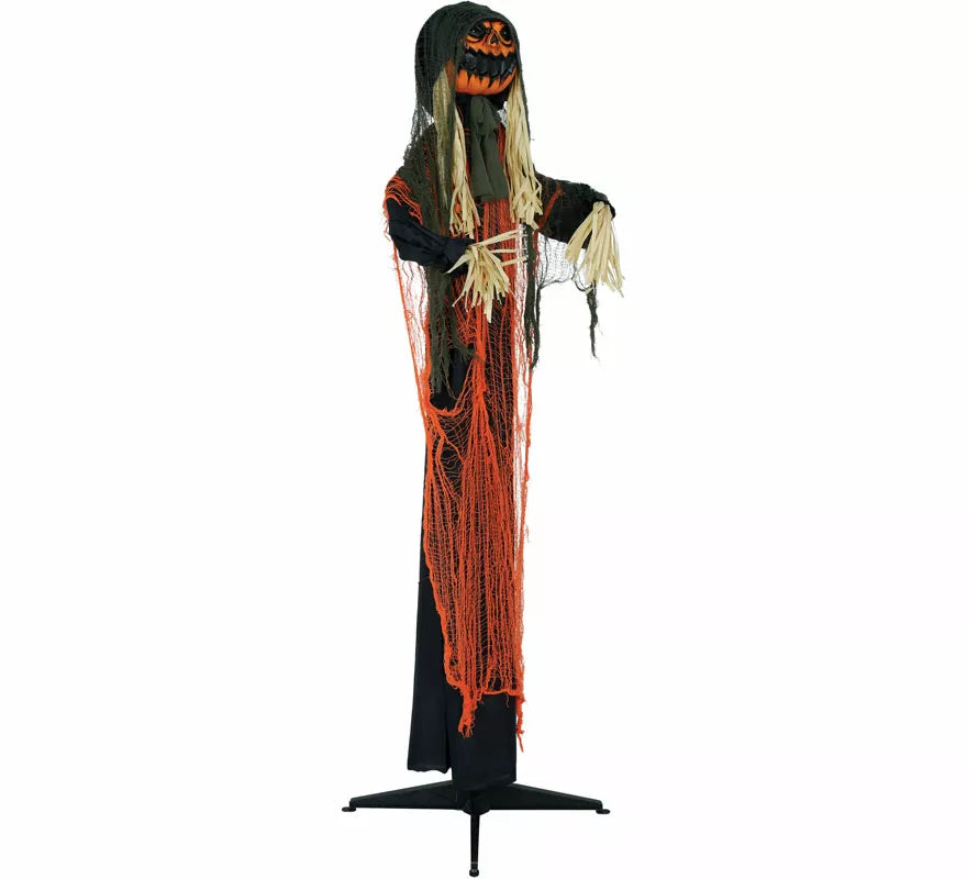 Muñeco Calabaza con Luz, Sonido y Movimiento de 185 cm