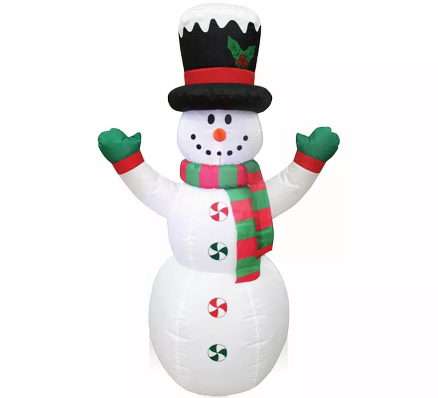 Translation missing: en.Muñeco de Nieve Hinchable con LED de 240 cm