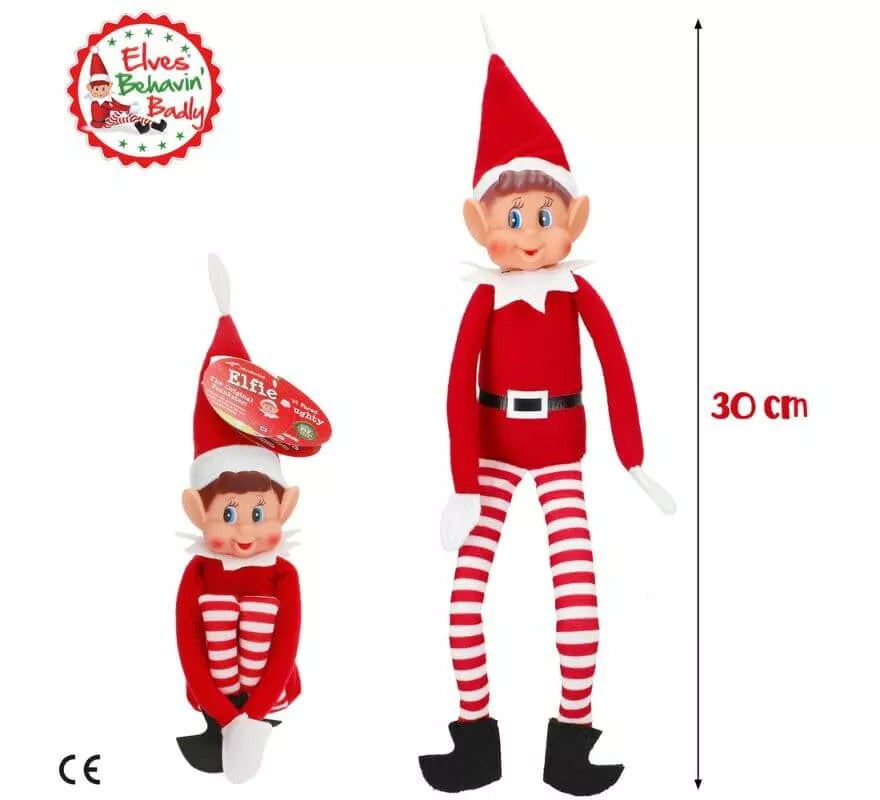 Muñeco Elfo travieso 30 cm