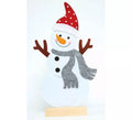 Muñeco Nieve Sobremesa 67 cm de Madera