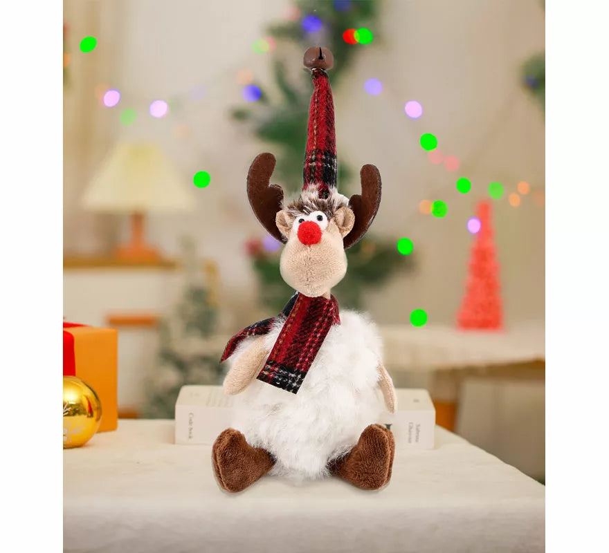 Translation missing: en.Muñeco Oveja Navidad Sentado de 23 cm