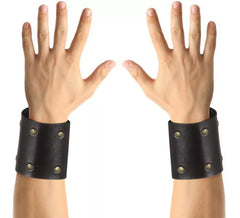 Adult Dark Roman Gladiator Wristbands