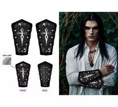 Gothic Faux Leather Wristbands
