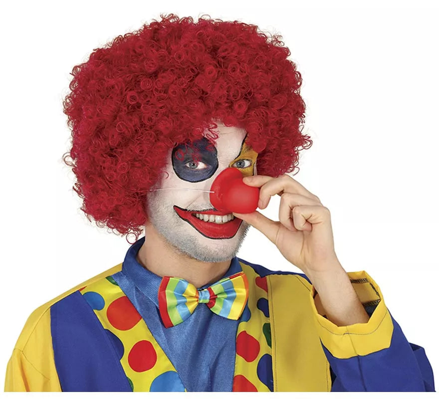 Nariz de Payaso roja de Látex con sonido