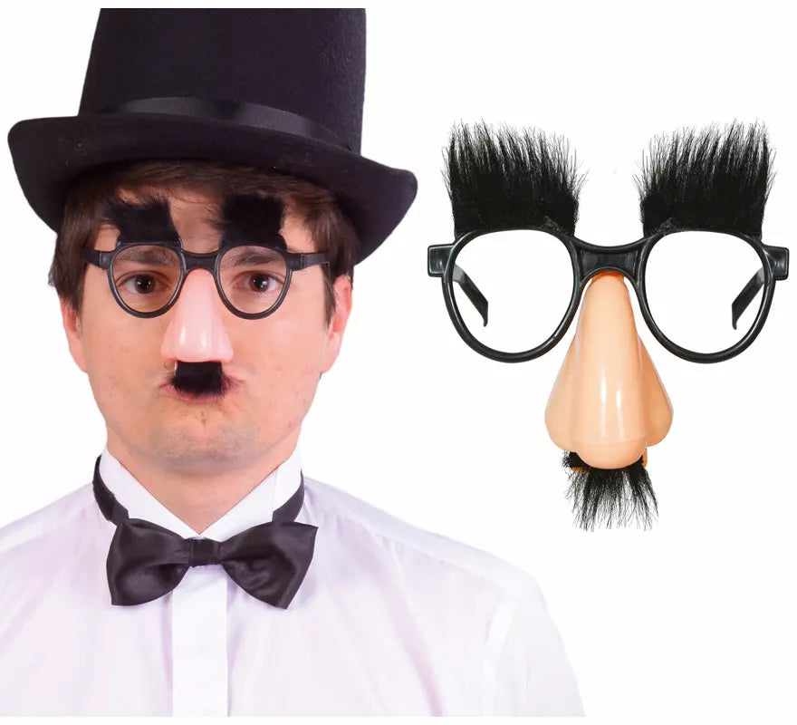 Nariz y Gafas Grotesca adulto