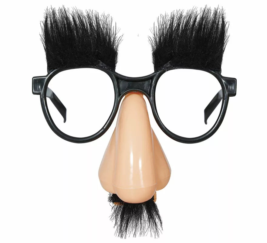 Nariz y Gafas Grotesca adulto