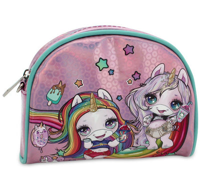 Neceser Shine Unicornio Redondeado Pequeño de 17x14x6 cm