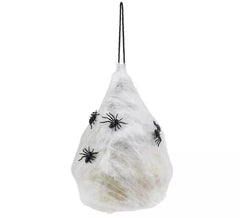 White hanging spider nest 28x43 cm