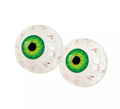 Inflatable Eyes 2 green pieces of 55 cm
