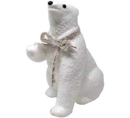 Oso Blanco decorativo de 30 cm