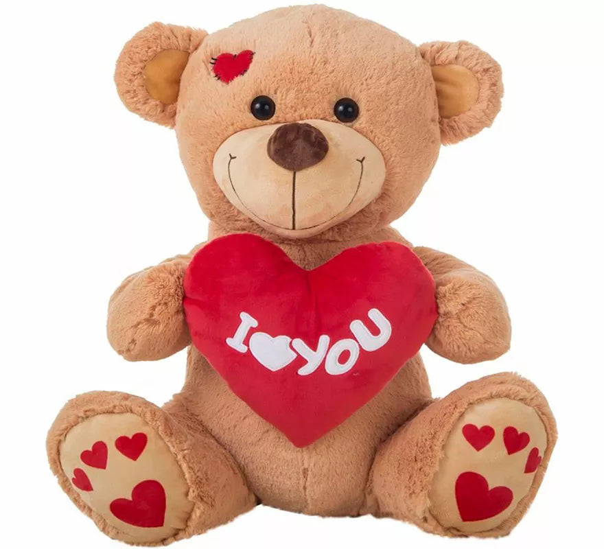 Translation missing: en.Oso de Amor de Peluche con Corazón en varios tamaños