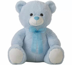 Blue Teddy Bear with Bow in various sizes