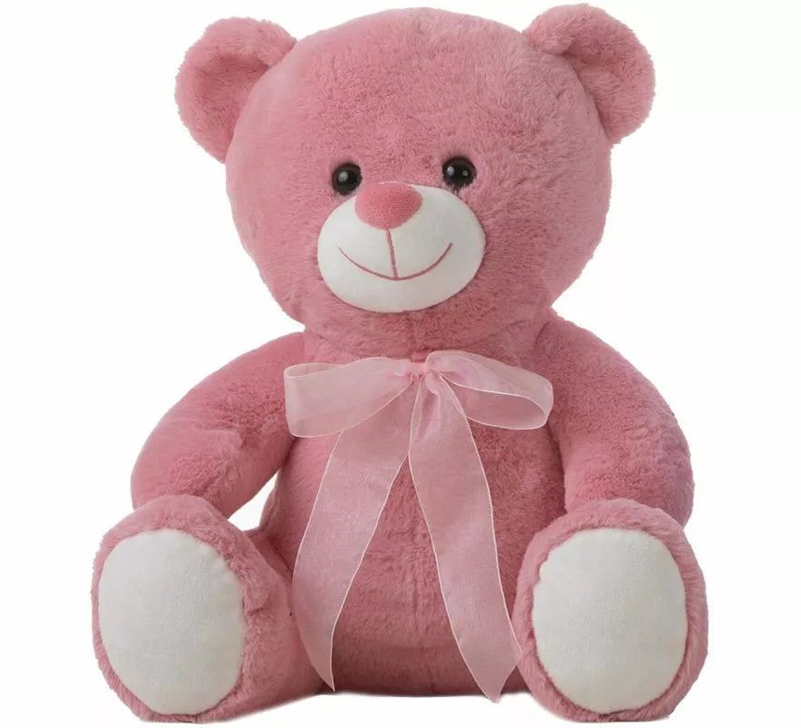 Translation missing: en.Oso de Peluche rosa con Lazo en varios tamaños