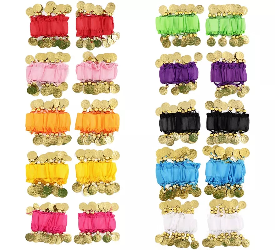 Translation missing: en.Pack 2 Pulseras de Monedas en varios colores