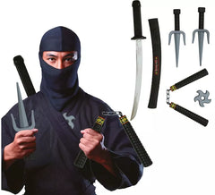 Pack of 5 Toy Plastic Ninja Weapons