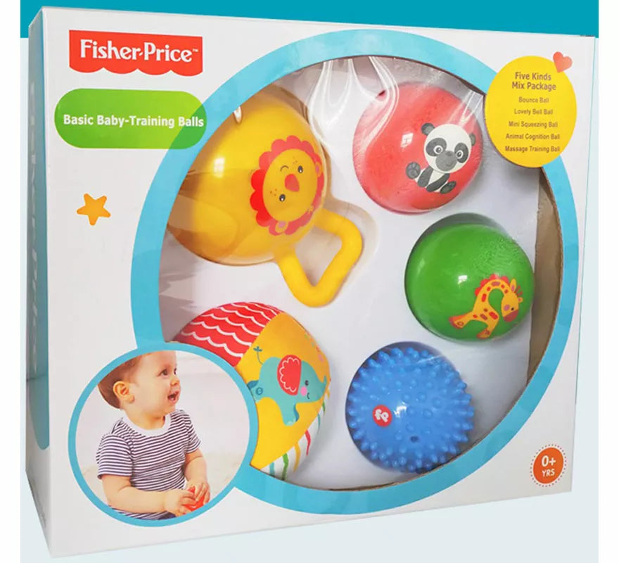 Translation missing: en.Pack 5 Pelotas Entrenamiento Fisher-Price