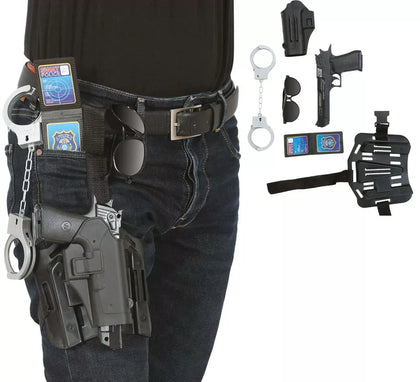 Pack 6 Accesorios Armas Policía de Plástico de Juguete