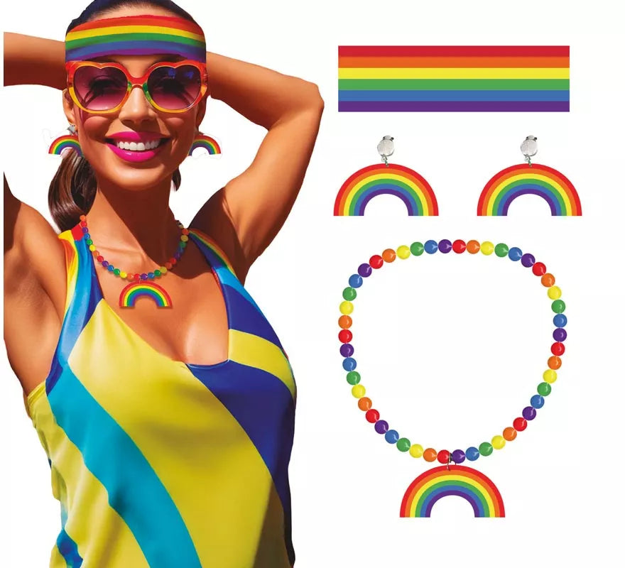 Translation missing: en.Pack Accesorios LGTB: Cinta, Pendientes y Collar