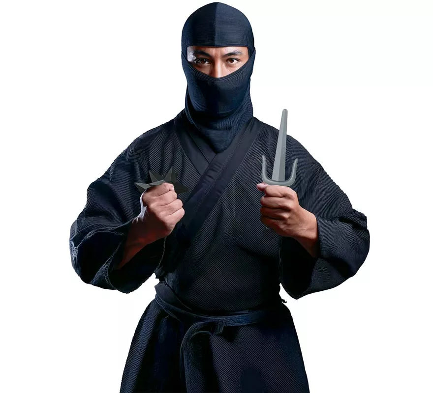 Pack Daga y Estrellas Ninja de Plástico de Juguete