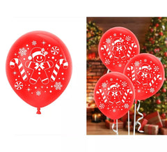 Pack of 10 Latex Gingerbread Man Balloons