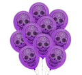 Pack de 10 Globos Día de los Muertos de 30 cm