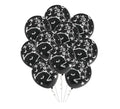 Pack de 10 Globos Esqueleto de 30 cm