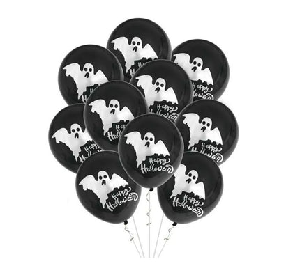 Pack de 10 Globos Fantasma de 30 cm