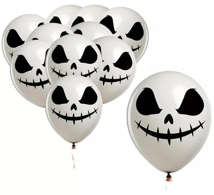 Pack de 10 Globos Fantasma de 30 cm