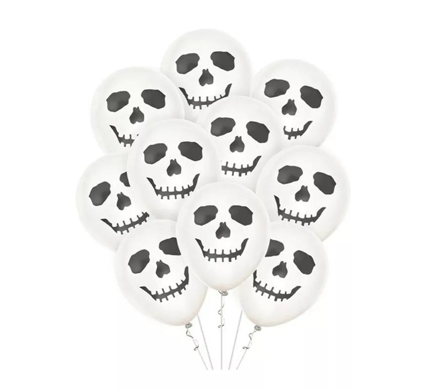 Translation missing: en.Pack de 10 Globos Fantasma Feliz de 30 cm
