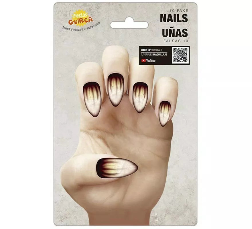 Translation missing: en.Pack de 10 Uñas Hombre Lobo con pegamento