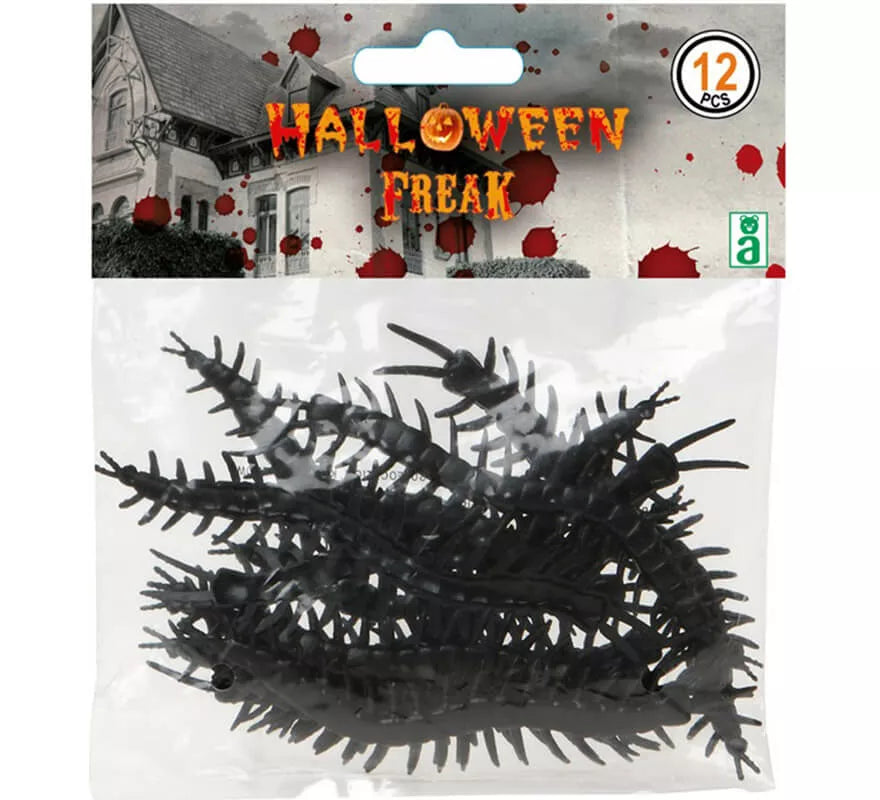 Pack de 12 Ciempiés 13 cm