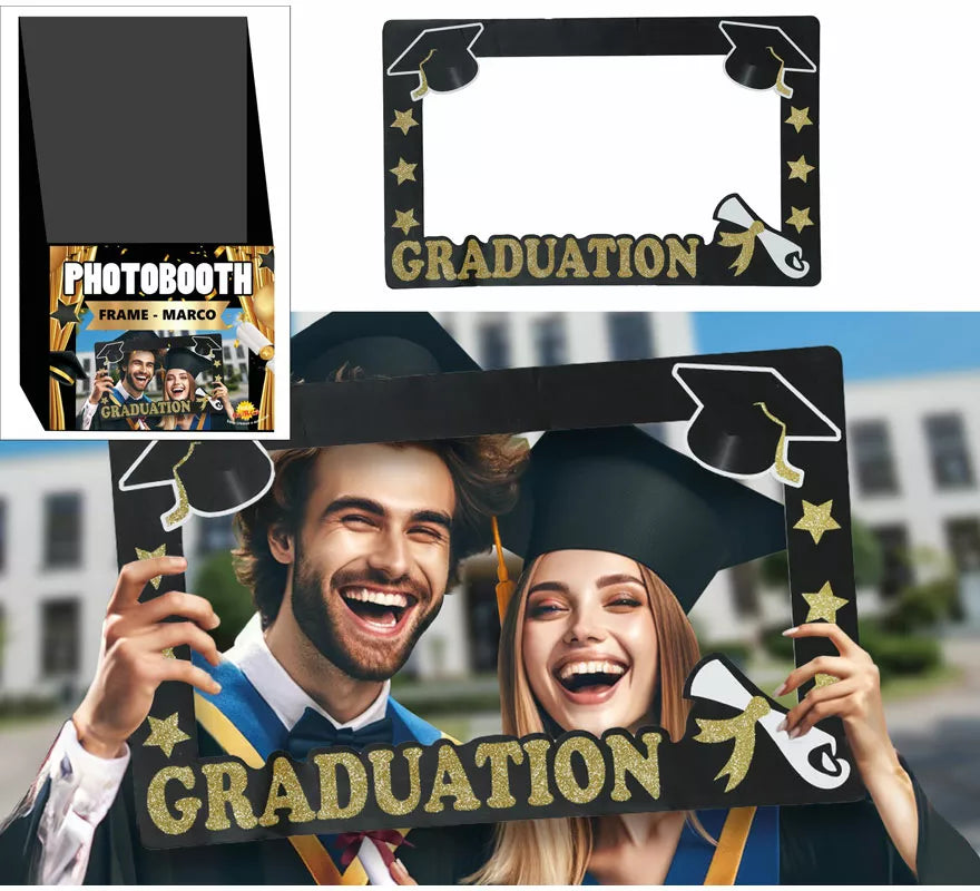 Translation missing: en.Pack de 12 Marcos Photobooth Graduation de 80x50 cm