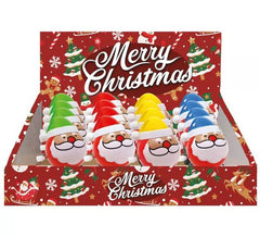 Pack of 12 6.5cm Jumping Santas