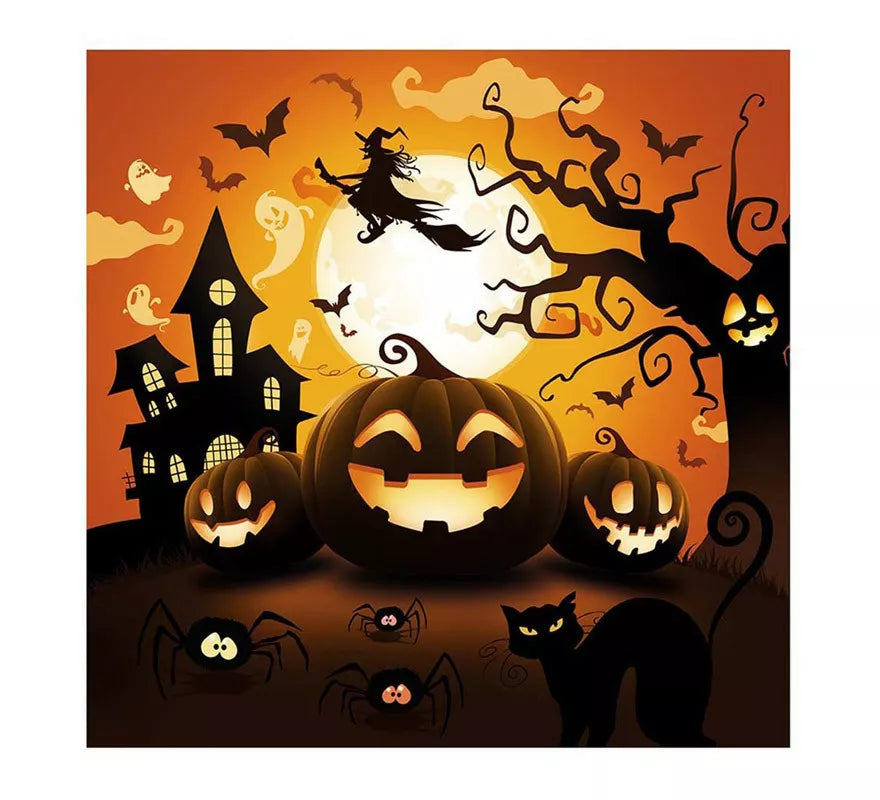 Translation missing: en.Pack de 12 Servilletas Calabaza de 33X33 cm