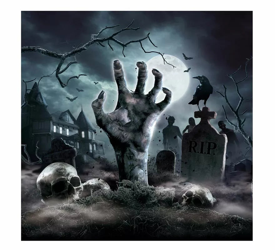 Translation missing: en.Pack de 12 Servilletas Cementerio de 33X33 cm