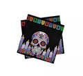 Pack de 12 Servilletas Día de los Muertos de 33x33 cm