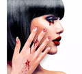 Pack de 12 Uñas Autoadhesivas Ensangrentadas