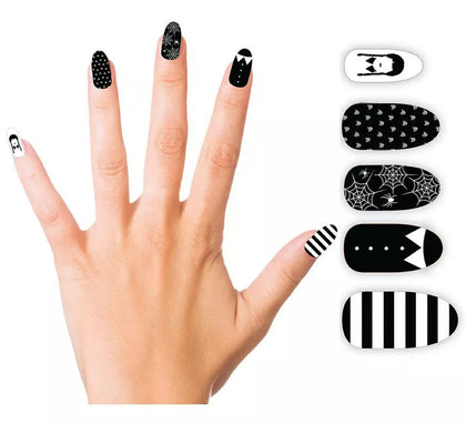 Pack de 12 Uñas Postizas Góticas